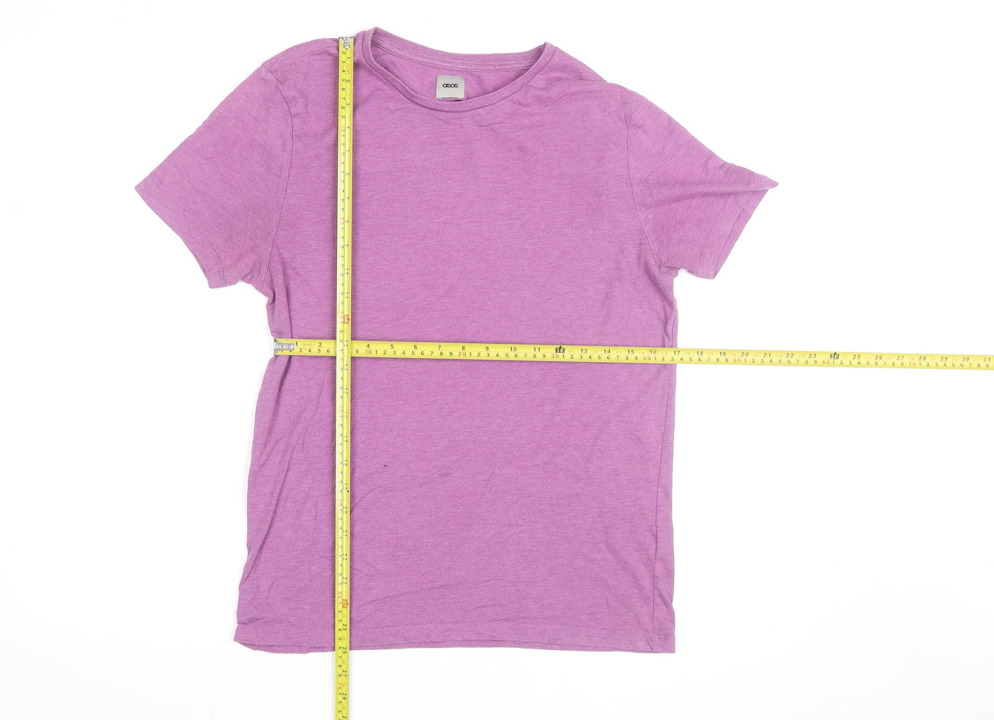 ASOS Men's Purple Crew Neck Short Sleeve T-Shirt Size M