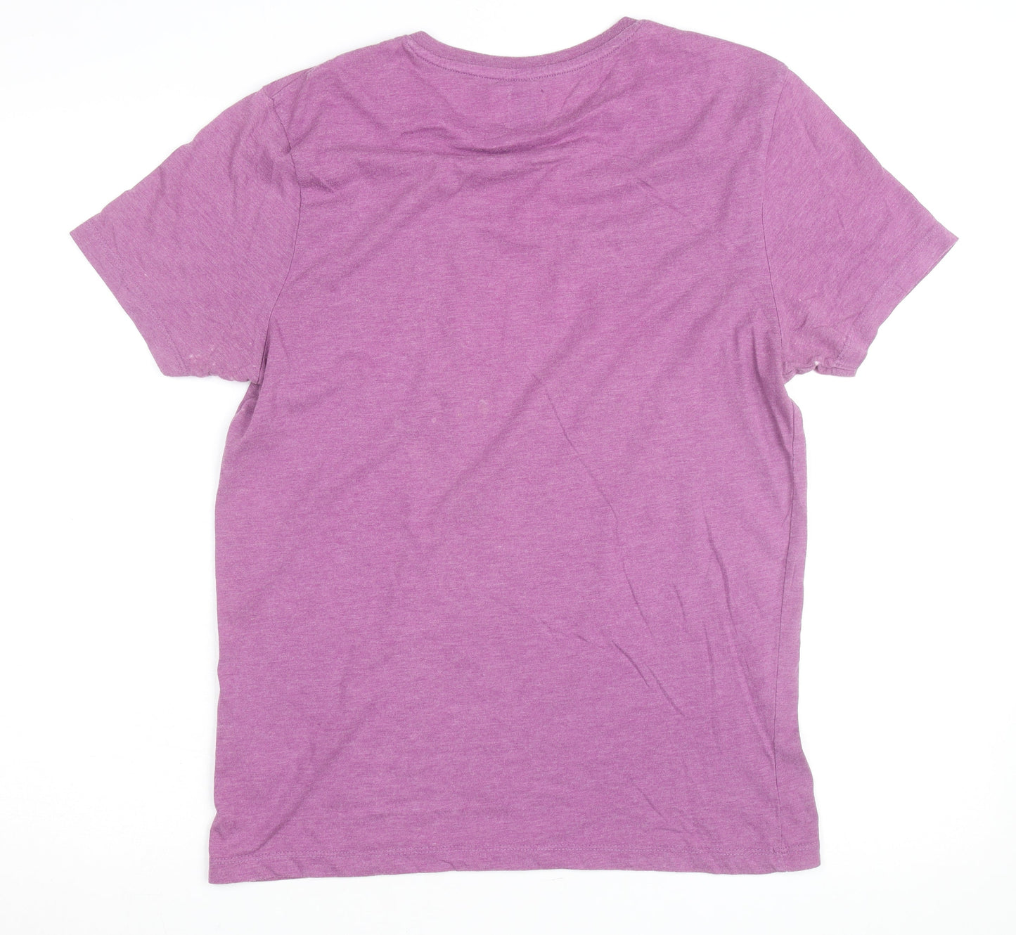 ASOS Men's Purple Crew Neck Short Sleeve T-Shirt Size M