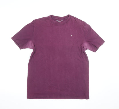 Tommy Hilfiger Boys Purple 16 Years Classic Logo Cotton T-Shirt