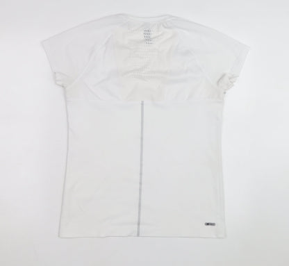 RBX Women's White Short Sleeve Active T-Shirt M Lightweight Quick Dry
