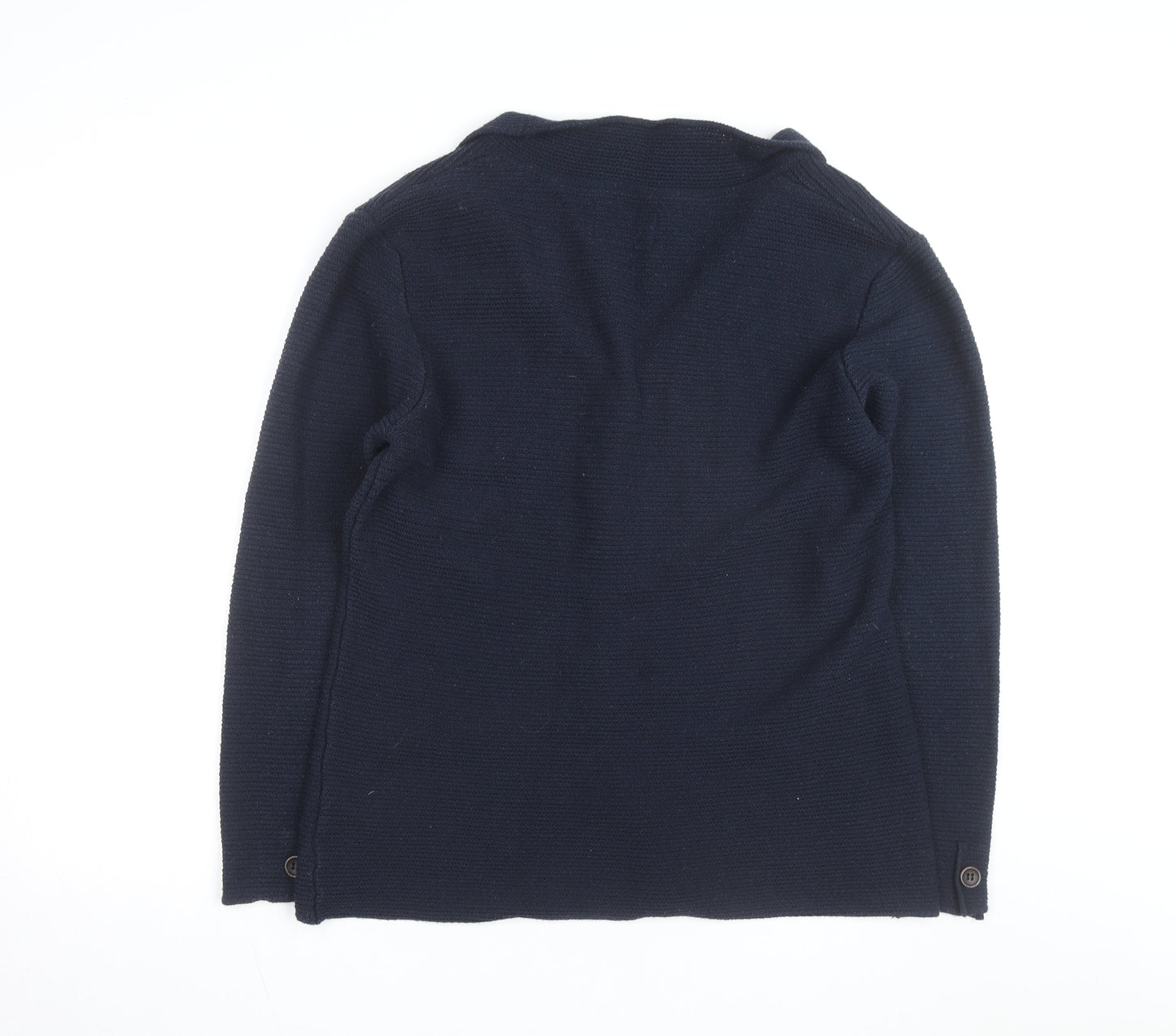 Guess Men's Blue Cotton Knit Cardigan Size M Casual Classic