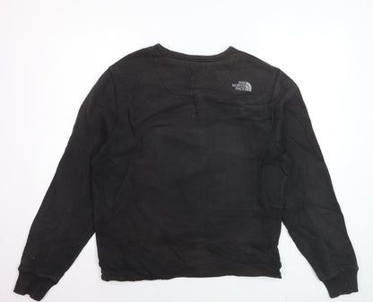 The North Face Mens Black L Crew Neck Pullover Sweatshirt