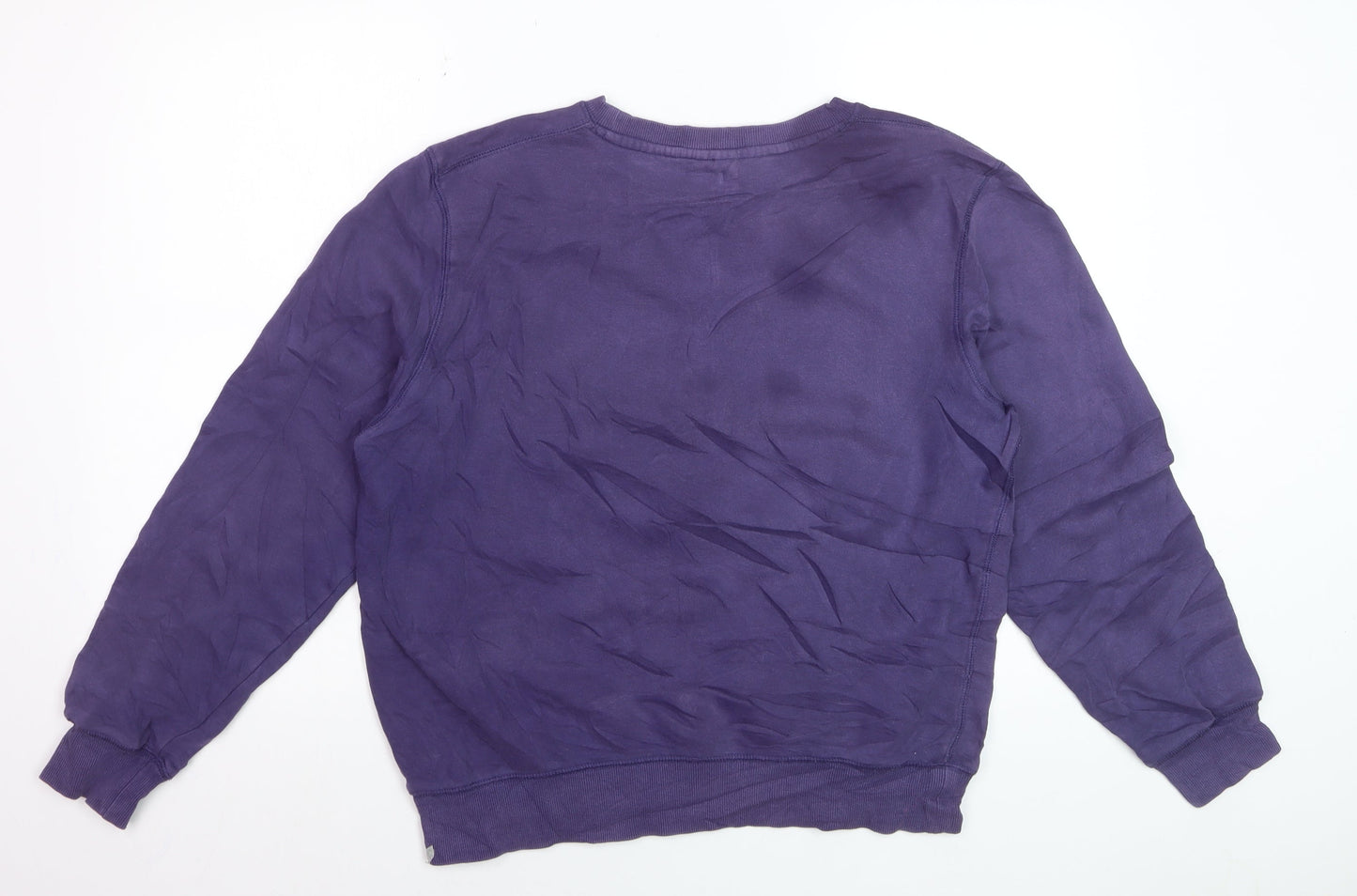 Champion Men's Purple Logo Pullover Sweatshirt M Regular Fit
