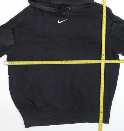 Nike Men's Black Pullover Hoodie Size S Regular Fit Sports Style