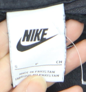 Nike Men's Black Pullover Hoodie Size S Regular Fit Sports Style