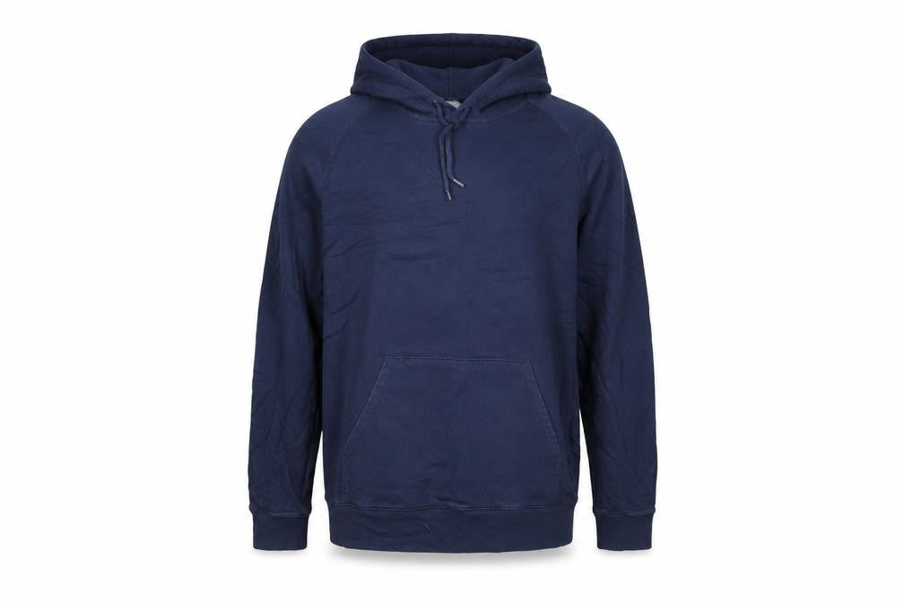 Carhartt Men’s Blue Pullover Hoodie L Cotton Logo Hooded Sweatshirt