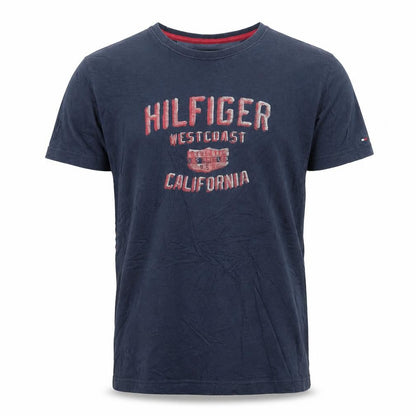 Tommy Hilfiger Men's Navy West Coast California Cotton T-Shirt XL