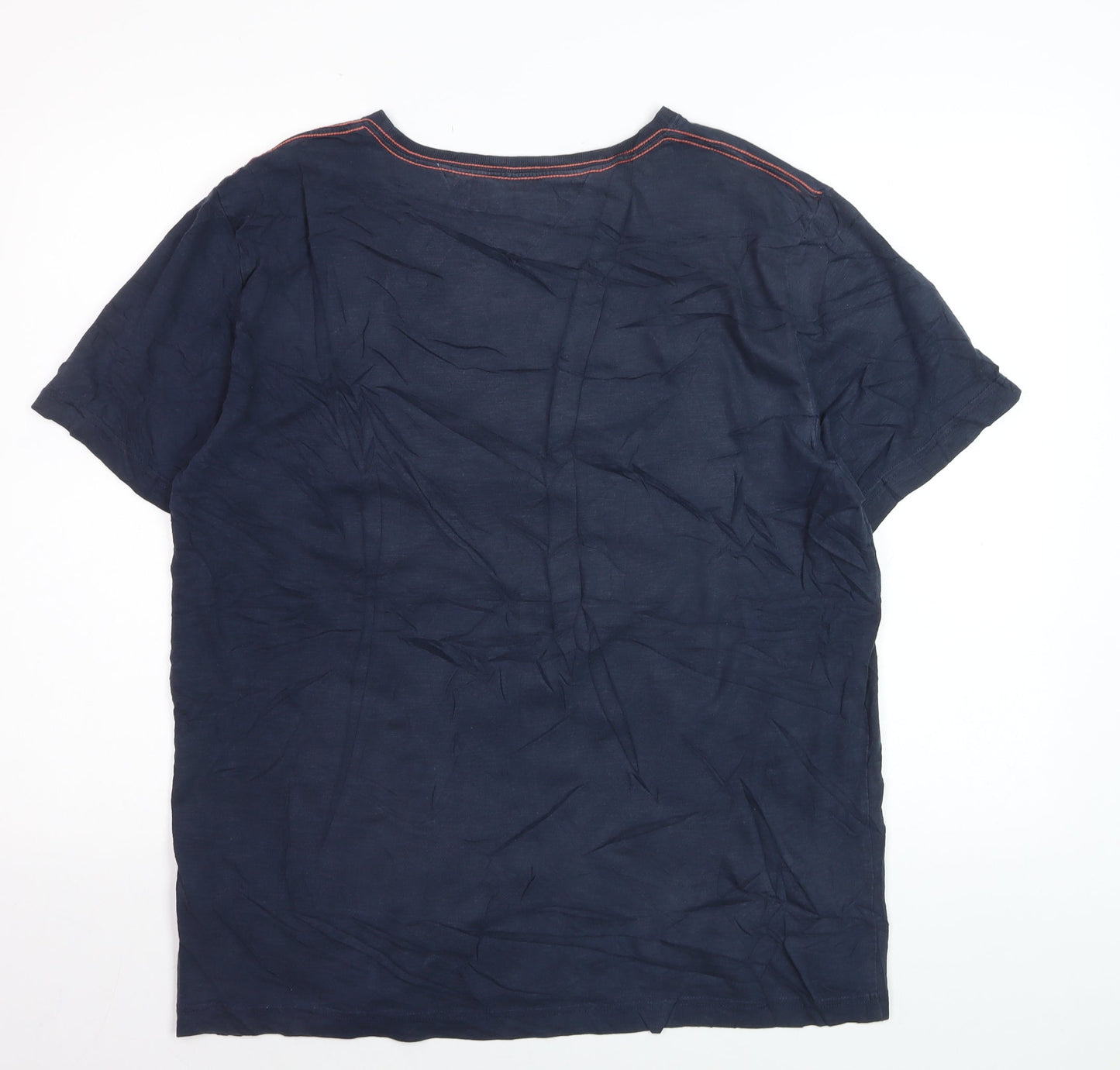 Tommy Hilfiger Men's Navy West Coast California Cotton T-Shirt XL