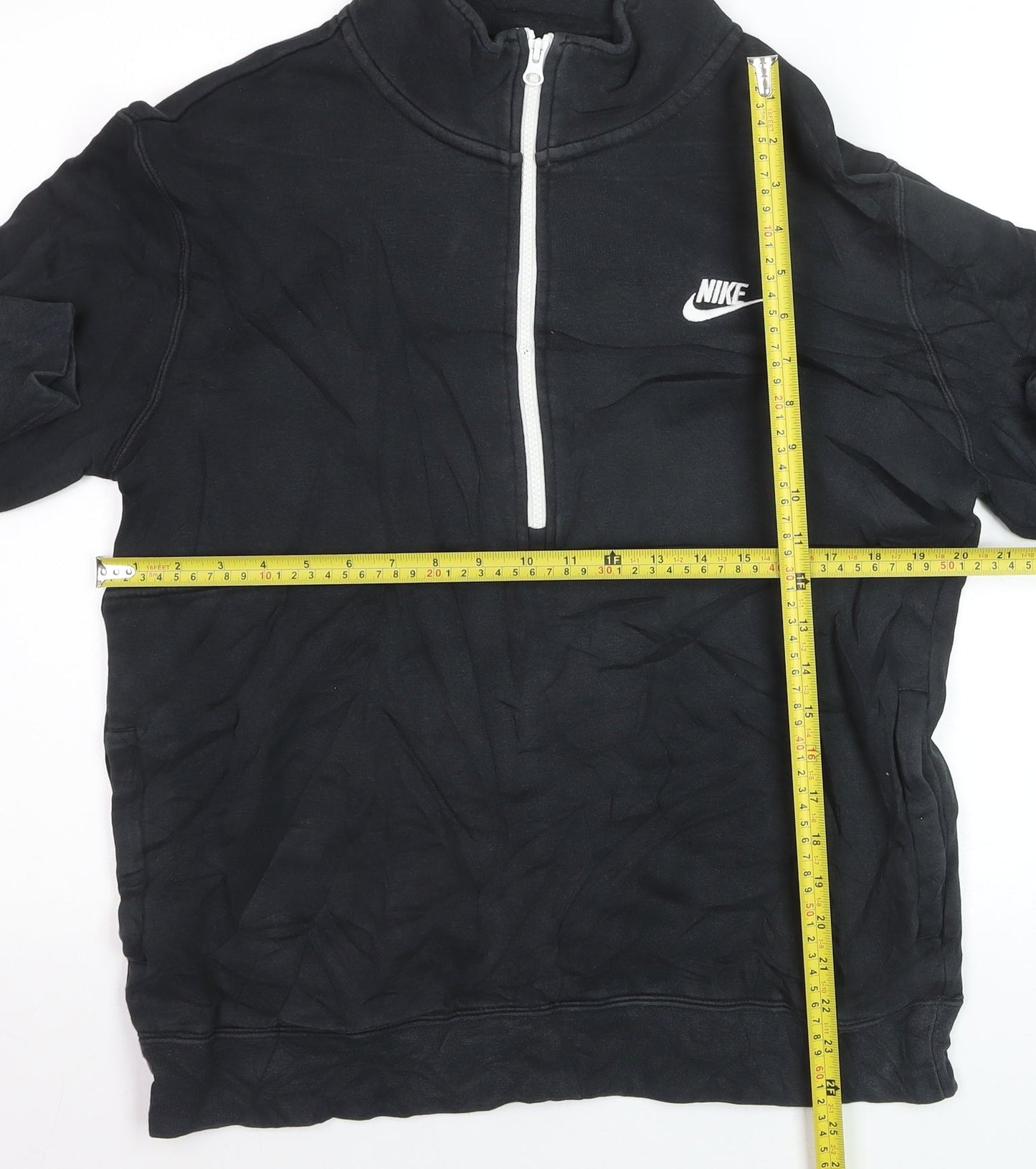 Nike Men's Black 1/2 Zip Pullover Sweatshirt M Regular Fit