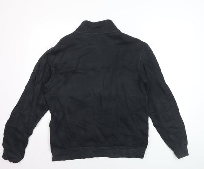 Nike Men's Black 1/2 Zip Pullover Sweatshirt M Regular Fit