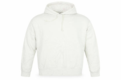 Nike Men's White Pullover Hoodie S Regular Fit Fleece Logo