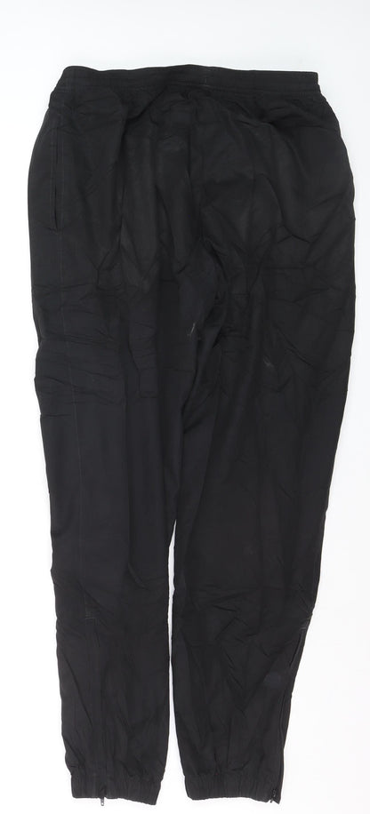 Lacoste Sport Men's Black Relaxed Fit Jogger Trousers Size M Polyester