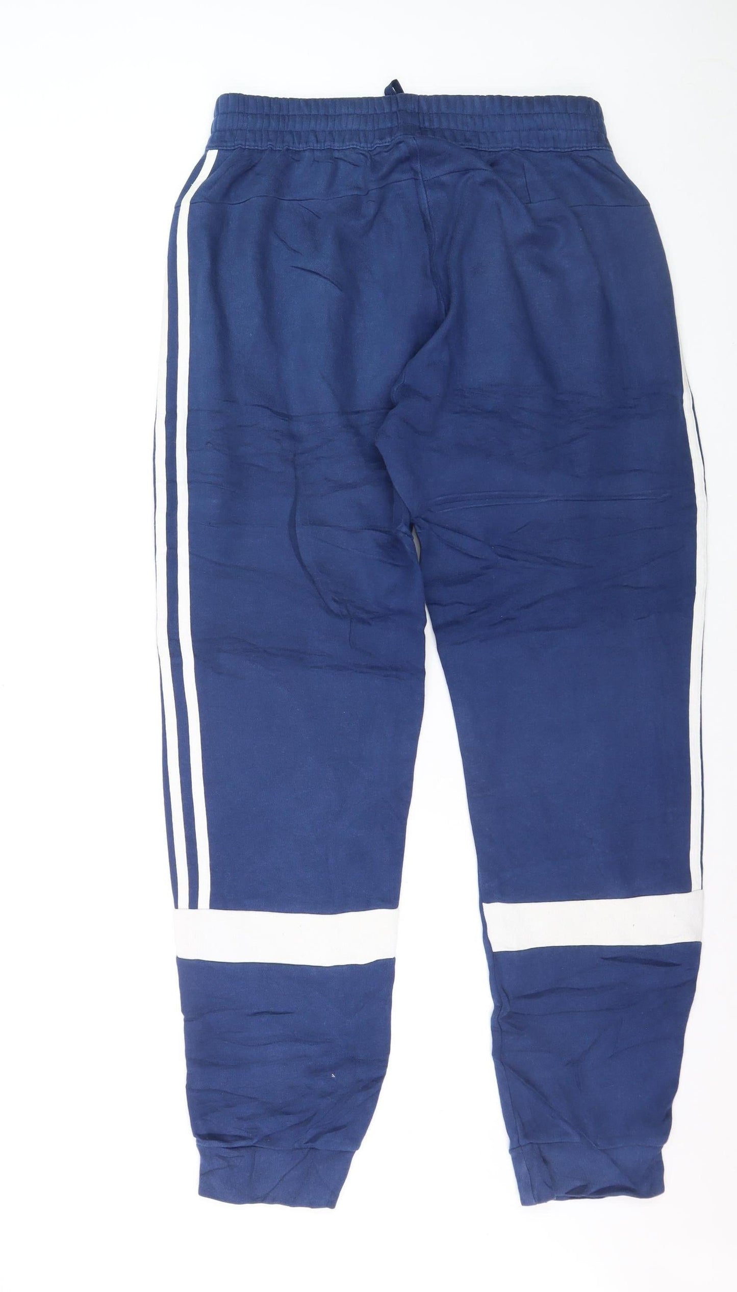 Adidas Men's Blue Jogger Tapered Track Pants Size M Activewear
