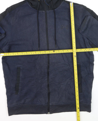 Under Armour Men's Blue Medium Hooded Full Zip Track Jacket