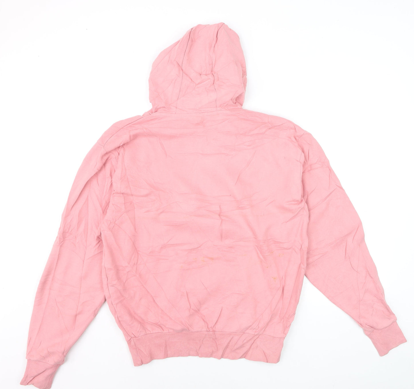 Ellesse Womens Pink Pullover Hoodie Medium Logo Print Casual