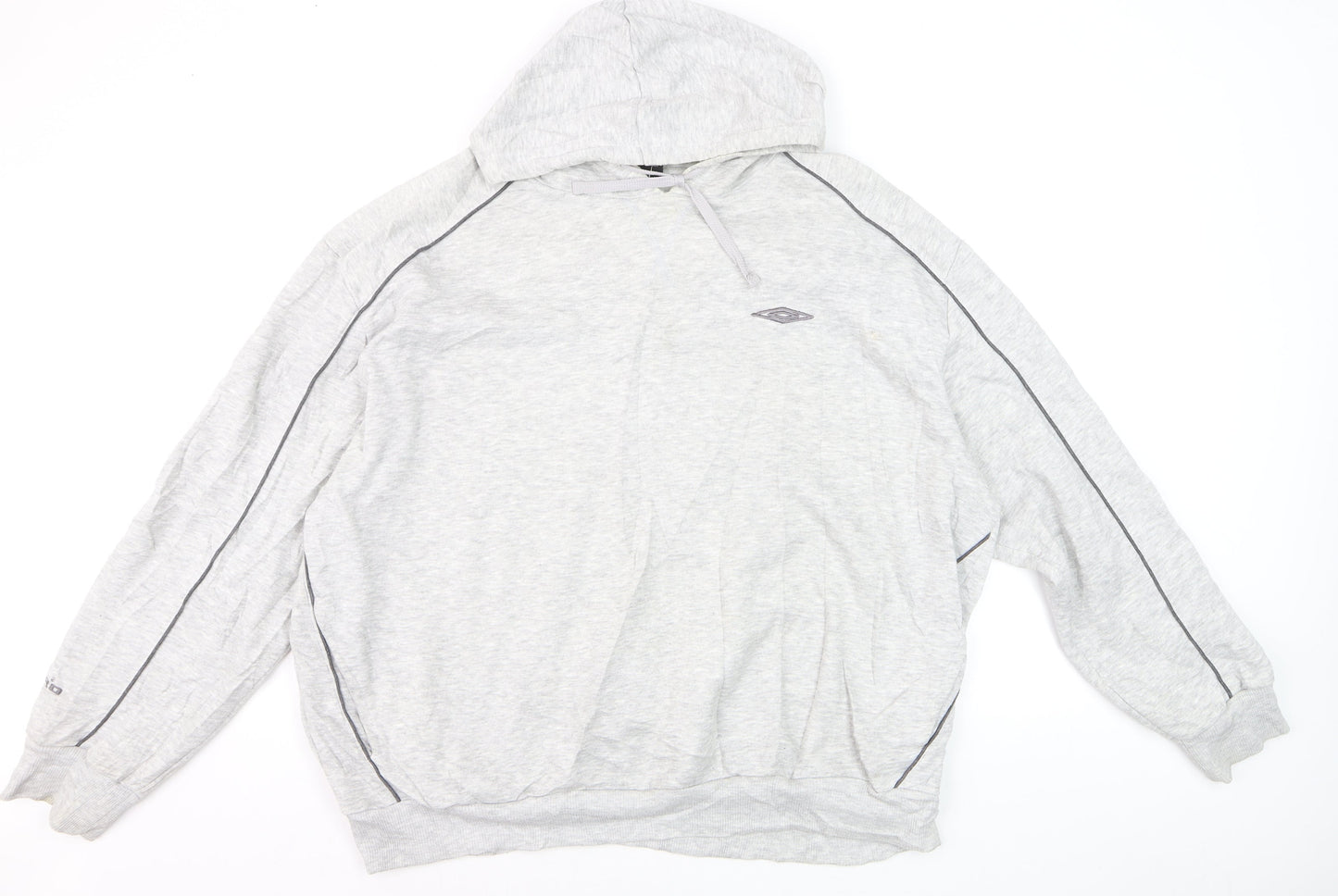 Umbro Men's Grey 2XL Pullover Hoodie Fleece Sportswear