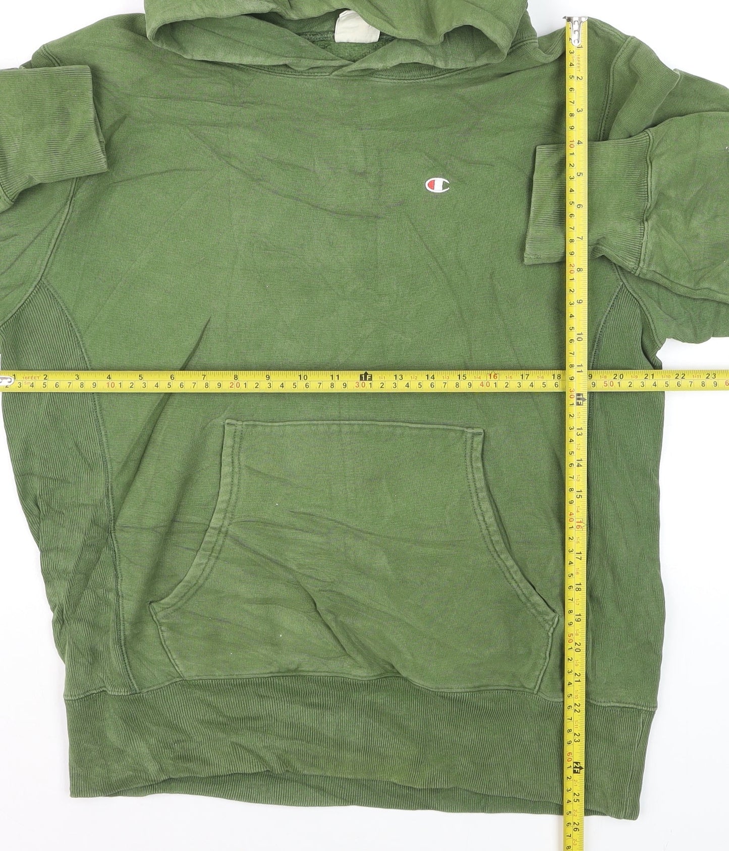 Champion Men's Green XL Reverse Weave Pullover Hoodie
