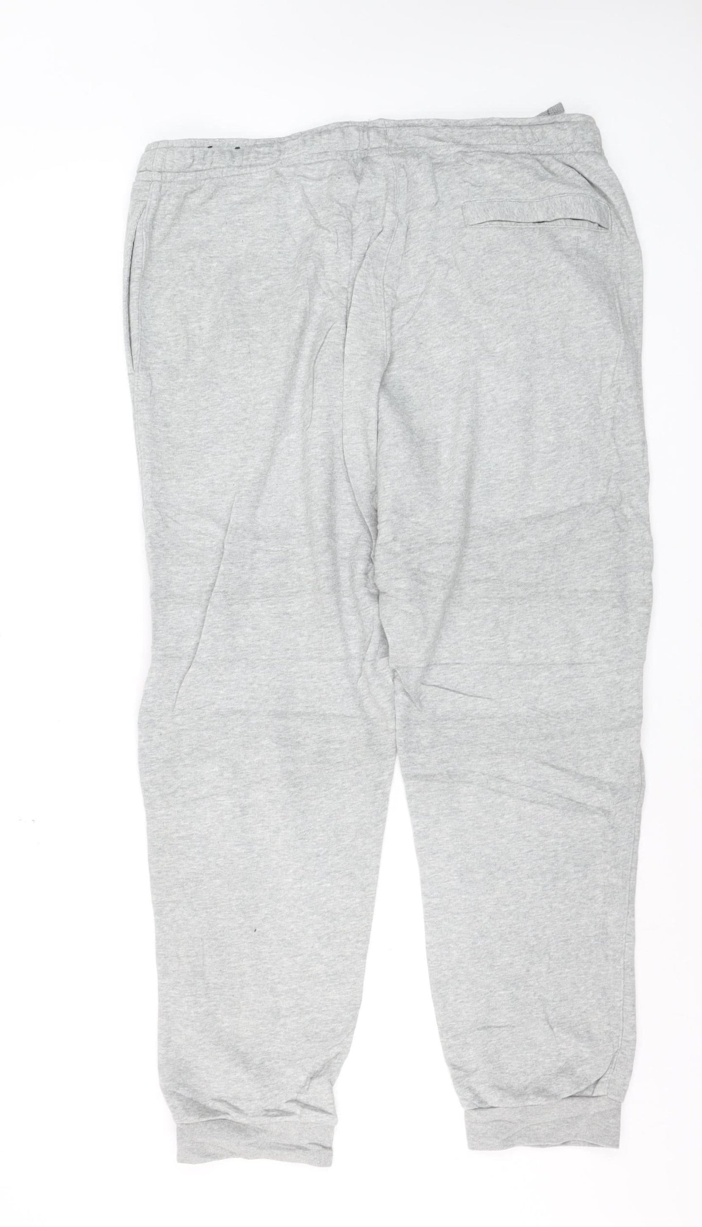 Nike Men Grey XL Jogger Sweatpants Tapered Fit Activewear Trousers
