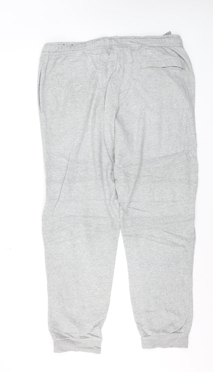 Nike Men Grey XL Jogger Sweatpants Tapered Fit Activewear Trousers