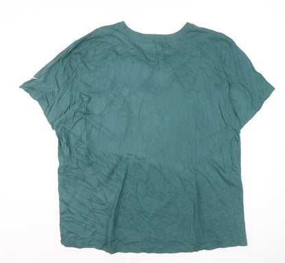 Nike Men's Green Eagles Graphic Short Sleeve T-Shirt XL