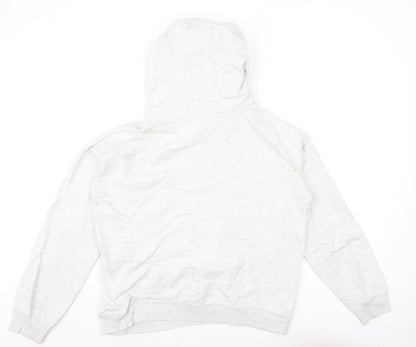 Champion Mens Grey Pullover Hoodie Medium Logo Sportswear