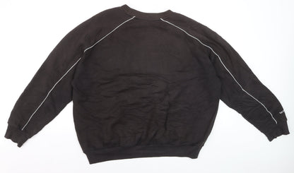 Umbro Men's Black XL Pullover Crew Neck Fleece Sweatshirt