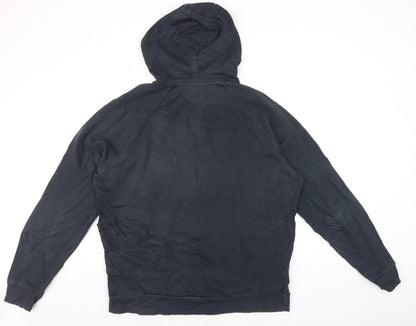 Under Armour Mens Black Pullover Hoodie Large Fleece Sportswear