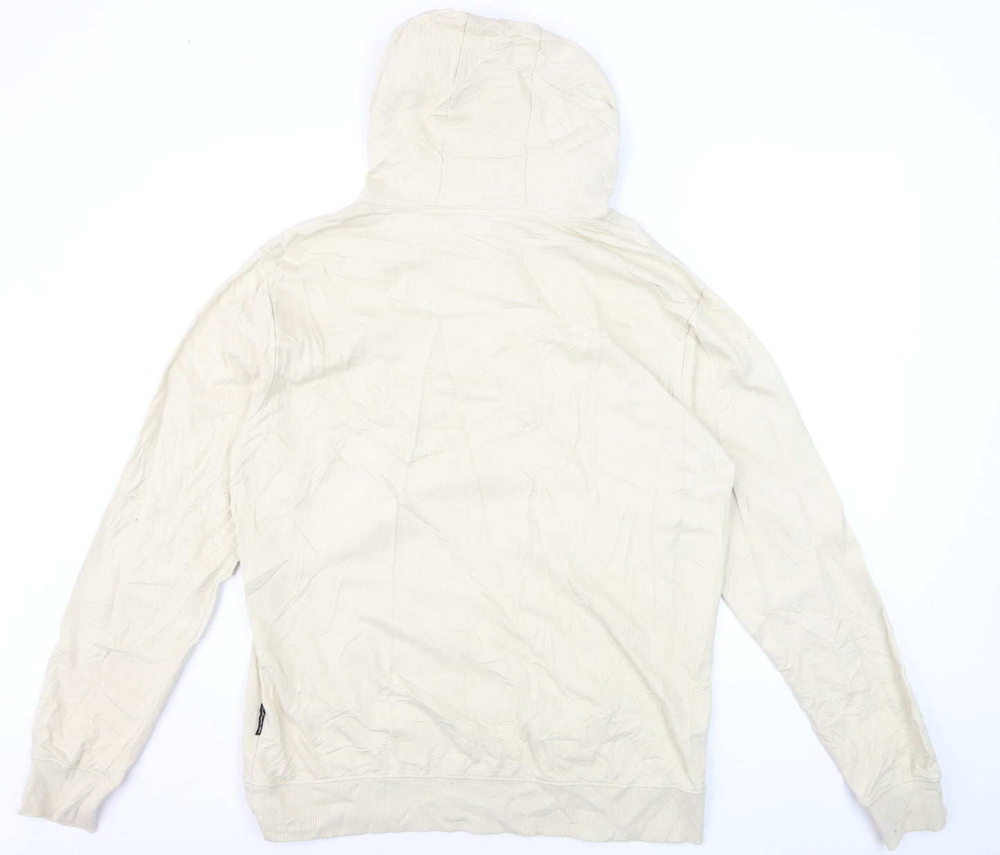 Quiksilver Men’s Beige Pullover Hoodie XL Cotton Blend