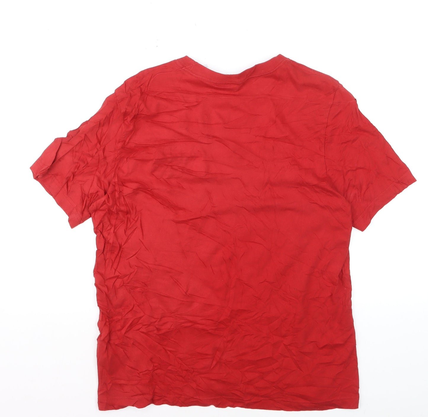 Adidas Men’s Red Short Sleeve Sports T-Shirt Size M