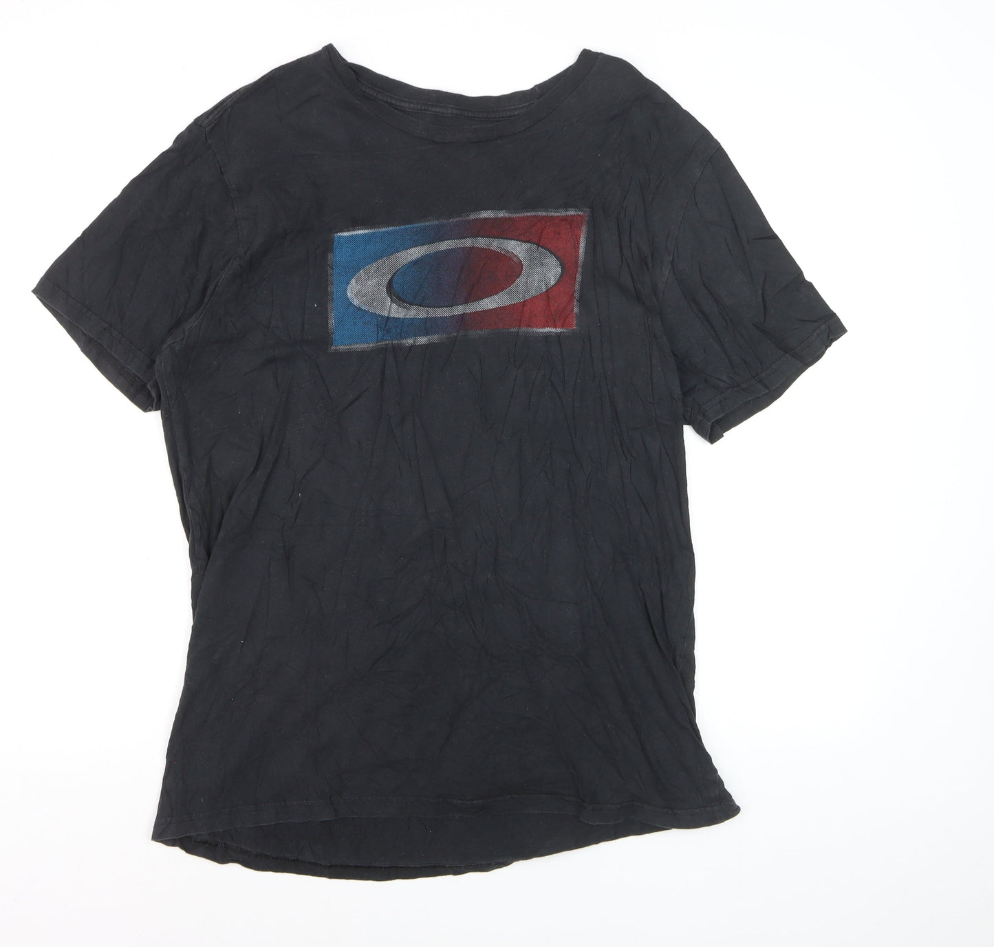 Oakley Men's Black XL Regular Fit Logo Graphic T-Shirt