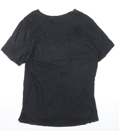 Oakley Men's Black XL Regular Fit Logo Graphic T-Shirt