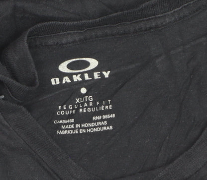 Oakley Men's Black XL Regular Fit Logo Graphic T-Shirt