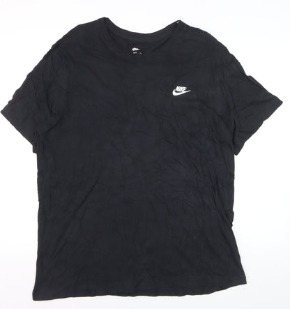 Nike Men's Black XL Sports Crew Neck Cotton T-Shirt
