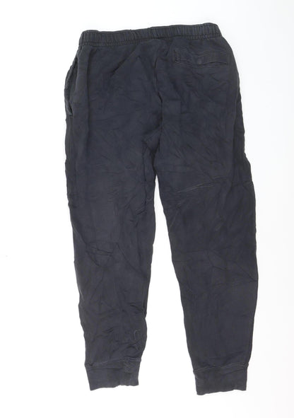 Nike Men's Black Fleece Jogger Trousers Size M Regular Fit