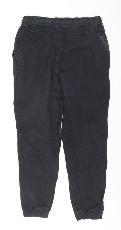 Nike Men's Black Jogger Sweatpants M Fleece Regular Fit Active Trousers