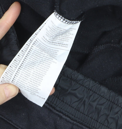 Nike Men's Black Jogger Sweatpants M Fleece Regular Fit Active Trousers