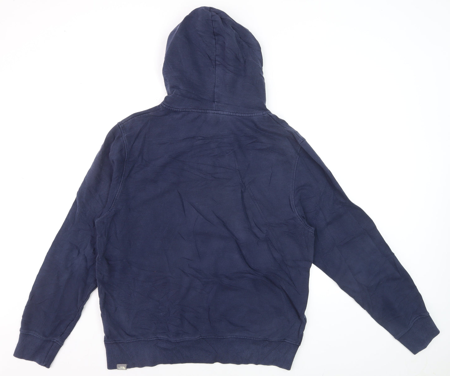 The North Face Men's Blue Pullover Hoodie L Outdoor Graphic
