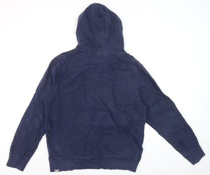 The North Face Men's Blue Pullover Hoodie L Outdoor Graphic