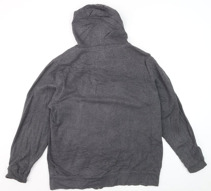 Oakley Men's Grey Full Zip Hoodie Regular Fit Size M