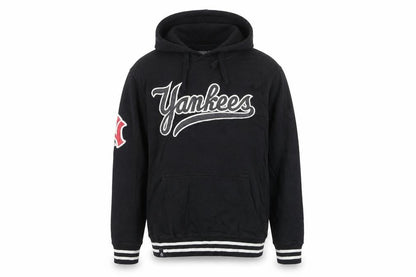 Majestic Men’s Black Yankees Pullover Hoodie Size S Baseball Style
