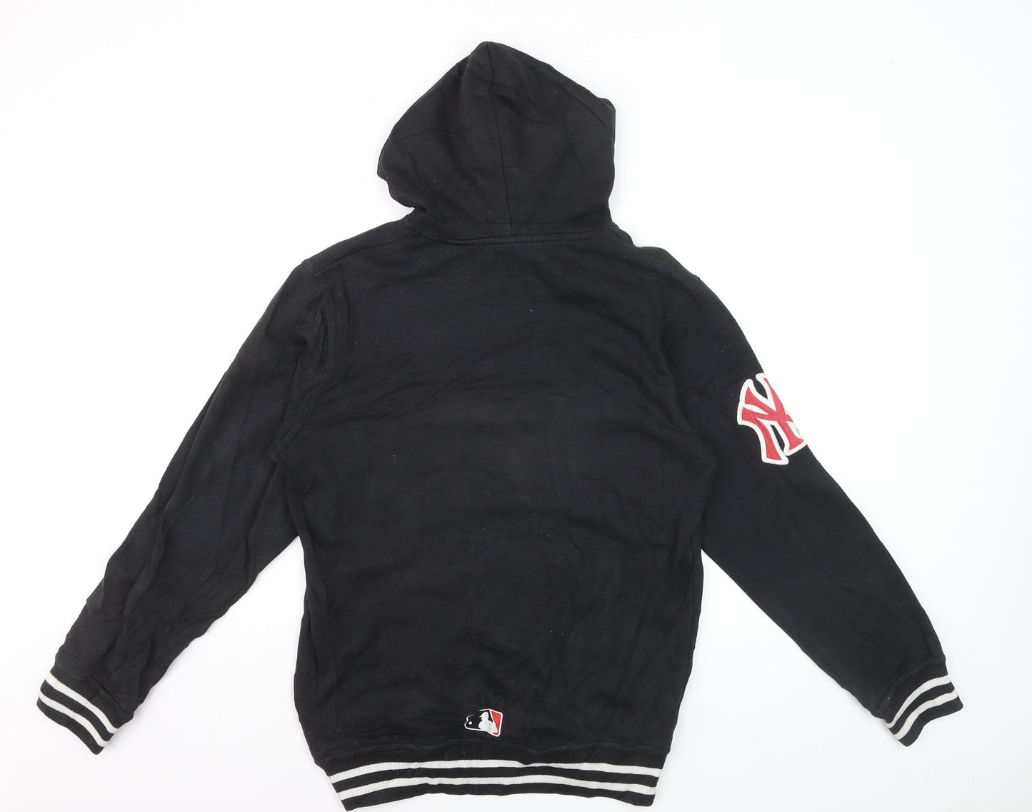 Majestic Men’s Black Yankees Pullover Hoodie Size S Baseball Style