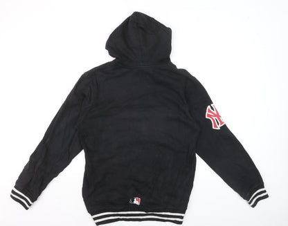 Majestic Men’s Black Yankees Pullover Hoodie Size S Baseball Style