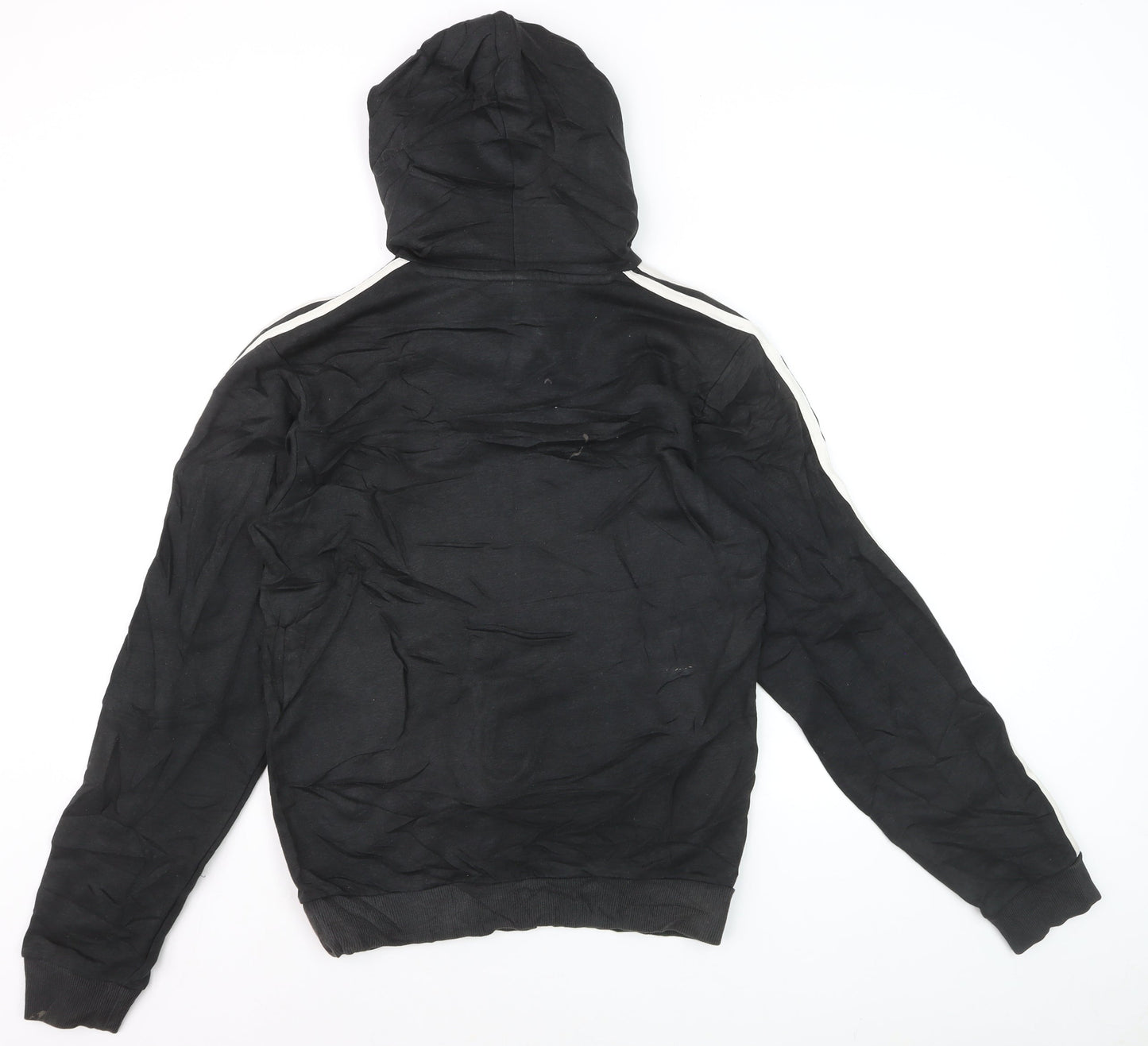 Adidas Men’s Black Pullover Hoodie Size S Sports Logo Fleece