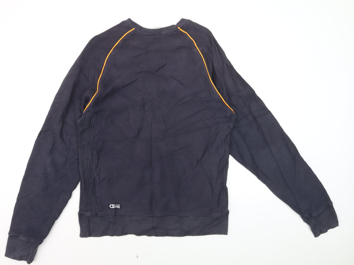 Adidas Men’s Blue Embroidered Logo Pullover Sweatshirt M
