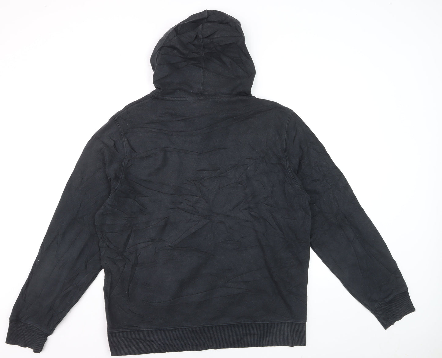 Russell Athletic Men's Black XL Pullover Hoodie with Logo Pocket