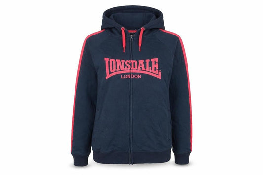 Lonsdale London Women's Navy Full Zip Hoodie Size 16