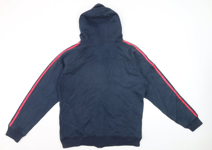 Lonsdale London Women's Navy Full Zip Hoodie Size 16