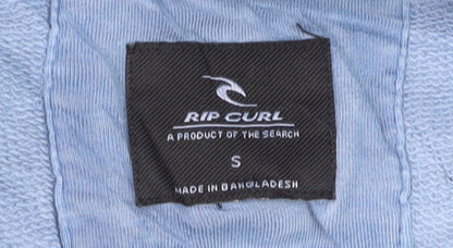 Rip Curl Men’s Blue Pullover Hoodie S Surf Graphic Lightweight