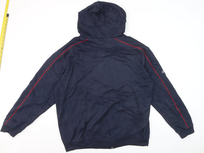 Reebok Men's Blue XL Full Zip Hoodie Sweatshirt Sportswear