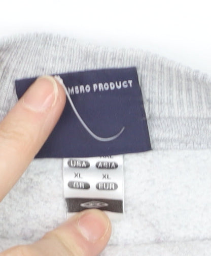Umbro Men's Grey XL Crew Neck Pullover Sports Sweatshirt